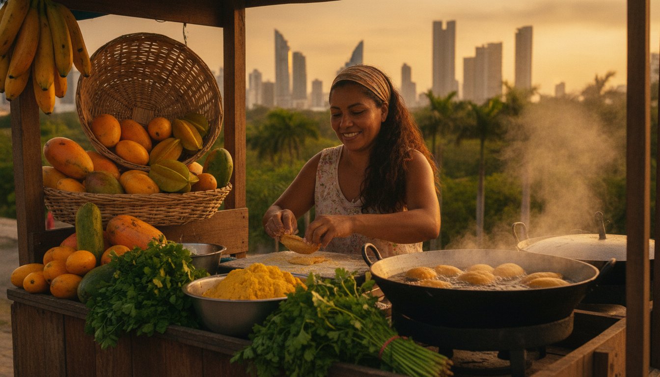 Fresh Ingredients in Panamanian Street Food: The Secret to Authentic Flavor!!!